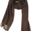 Écharpe exclusive chocolat en 100% Baby Alpaga - Pure Alpaga - 30 x 180 cm