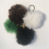 Black Keychain in Alpaca Fur from Pure Alpaca - Pure Alpaga